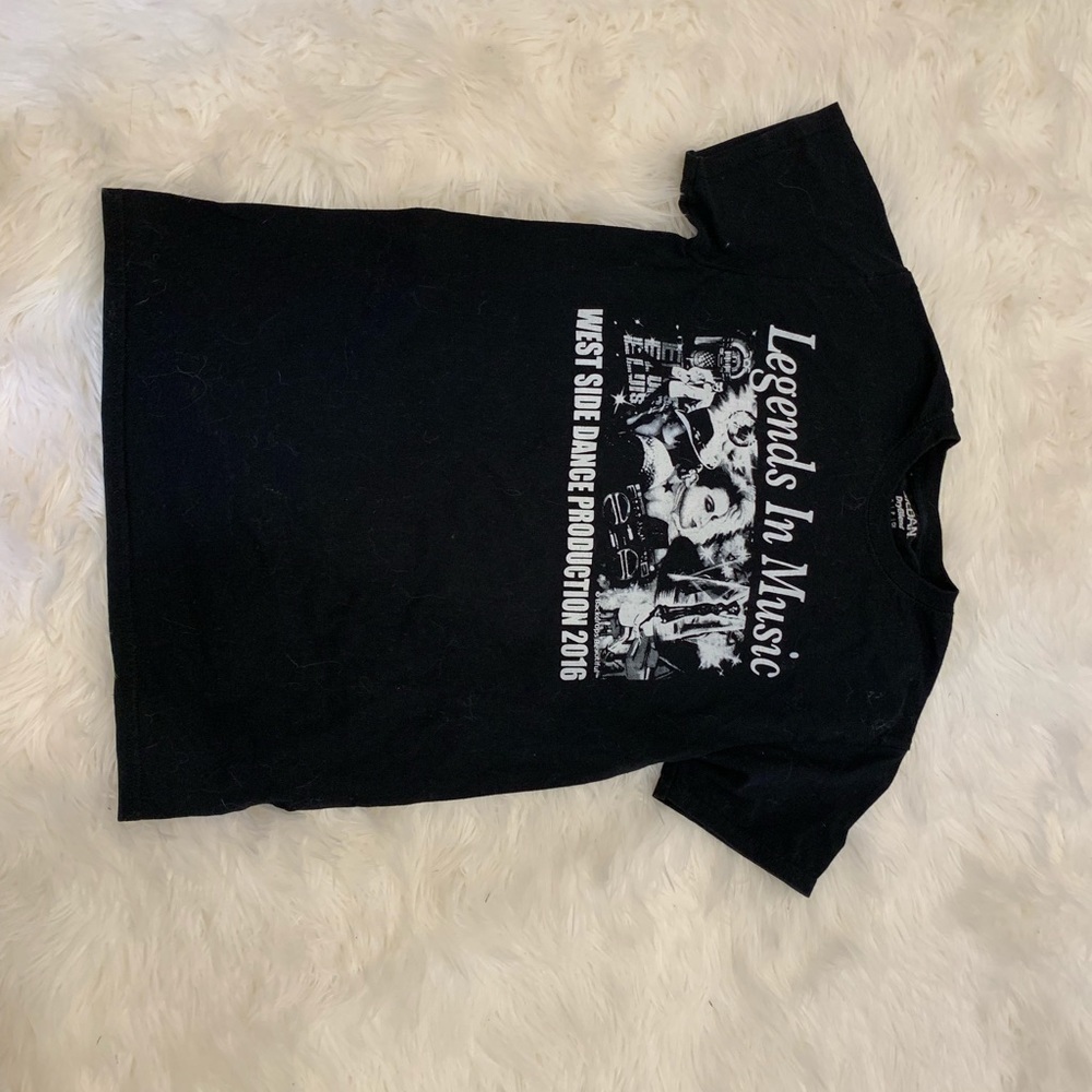 Black Graphic Dance T-Shirt
